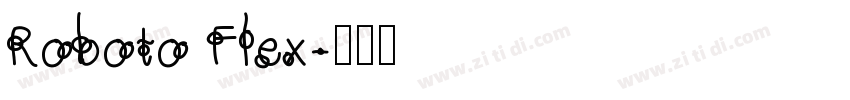 Roboto Flex字体转换
